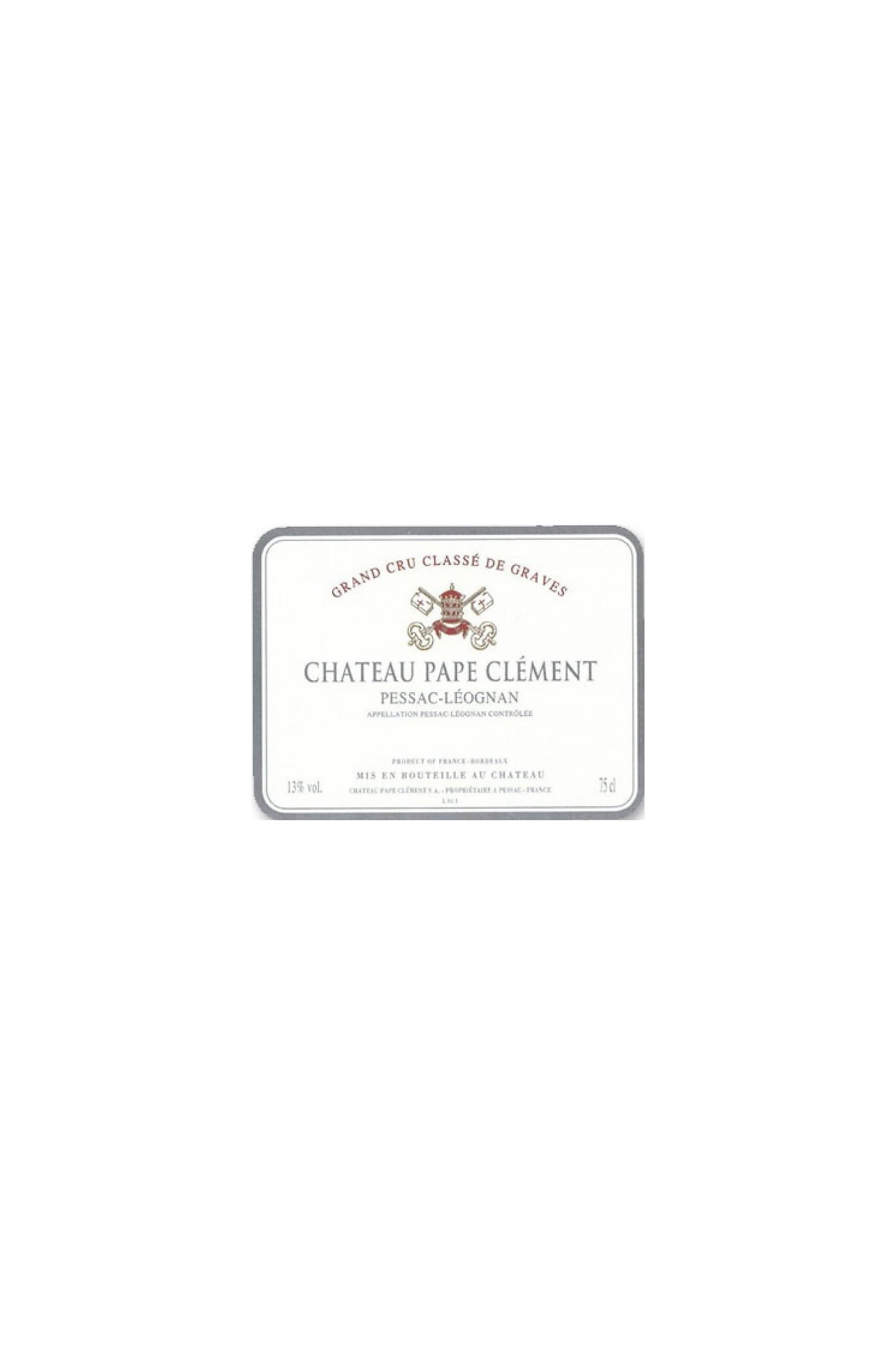 Château Pape Clement Blanc 2003, Pessac Leognan