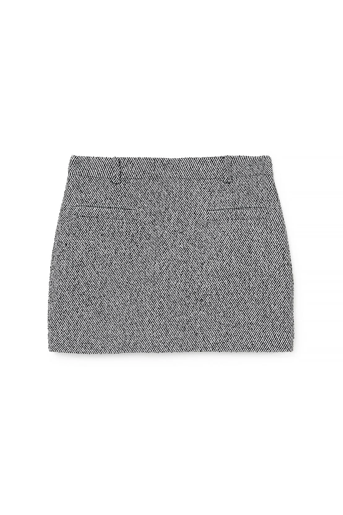 Tweed-Minirock mit Taschendetail