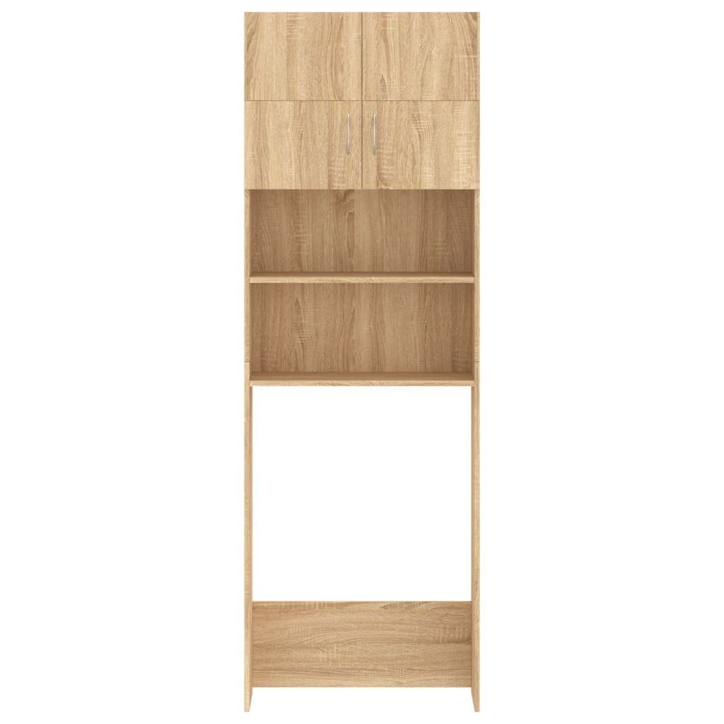 vidaXL Waschmaschinenumbauschrank Waschmaschinenschrank-Set Sonoma-Eiche Holzwerkstoff