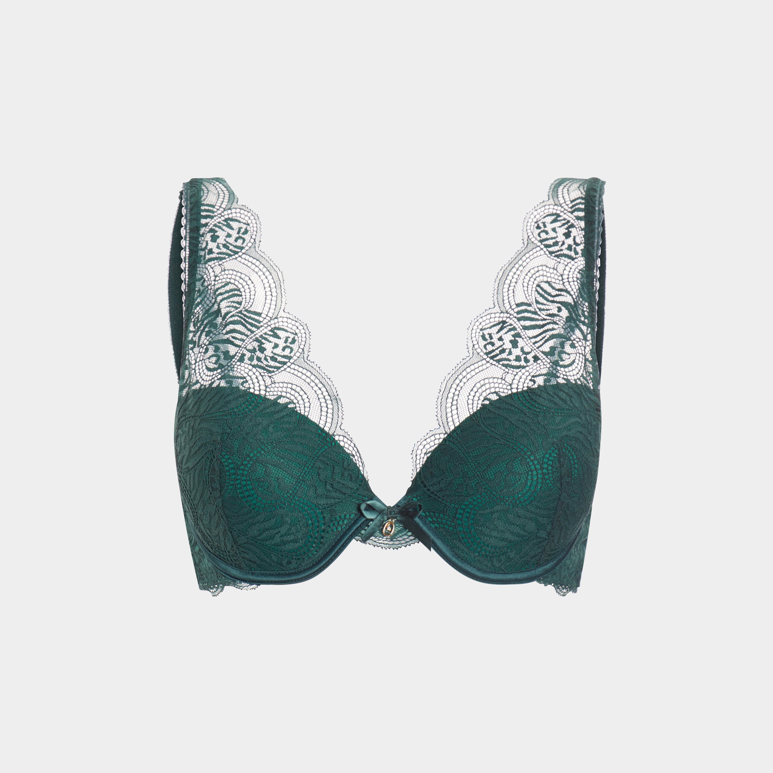 Soutien-gorge foulard vert émeraude femme | La Halle