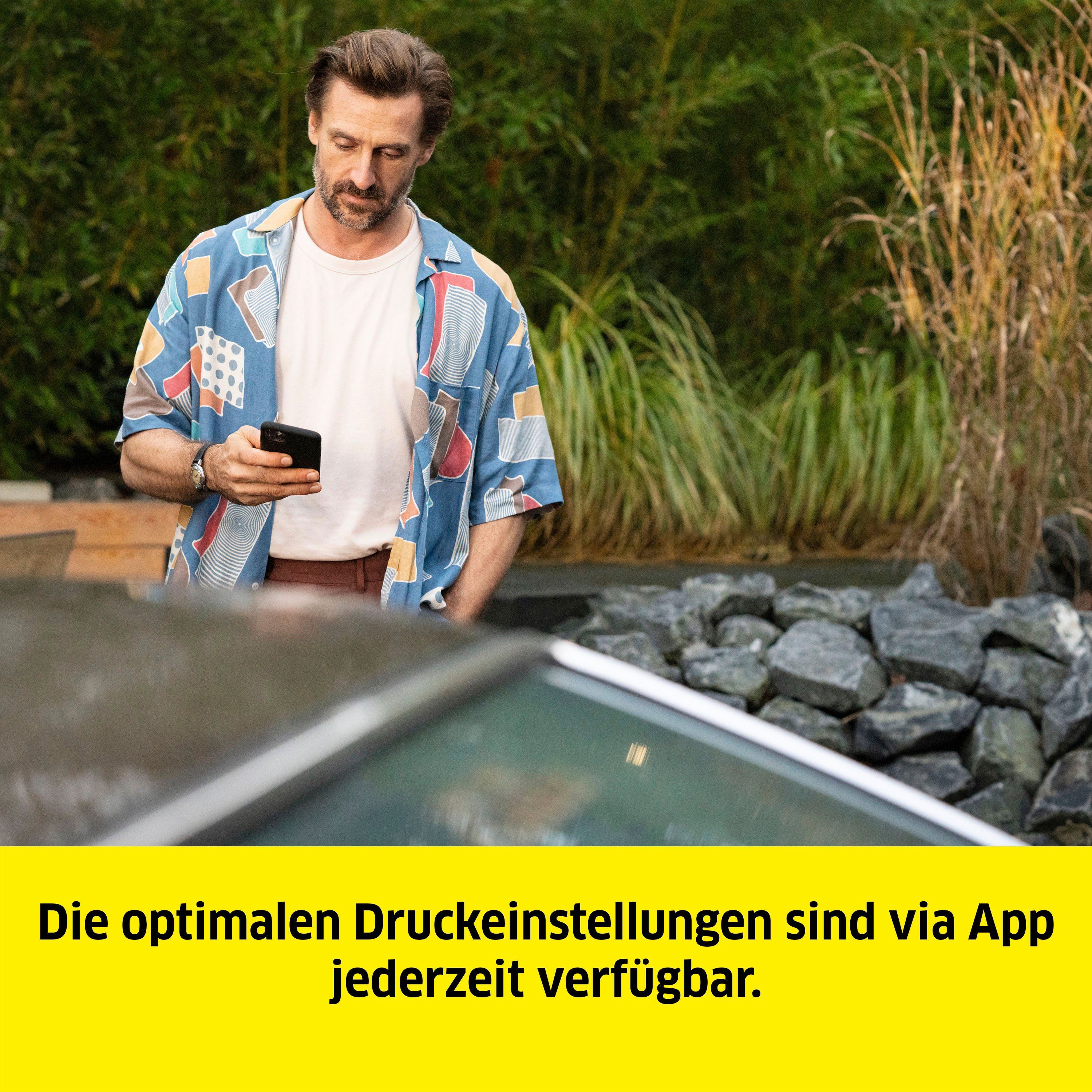 KÄRCHER Hochdruckreiniger K 2 Power Control Home, Druck max: 110 bar, Fördermenge max: 360 l/h, Home & Garden App, Teleskopgriff