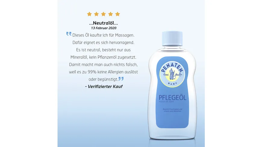 Penaten sanft ÖL 500 ml