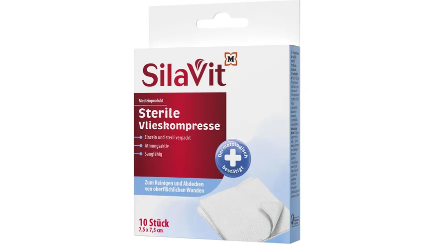SilaVit Vlieskompresse Steril
