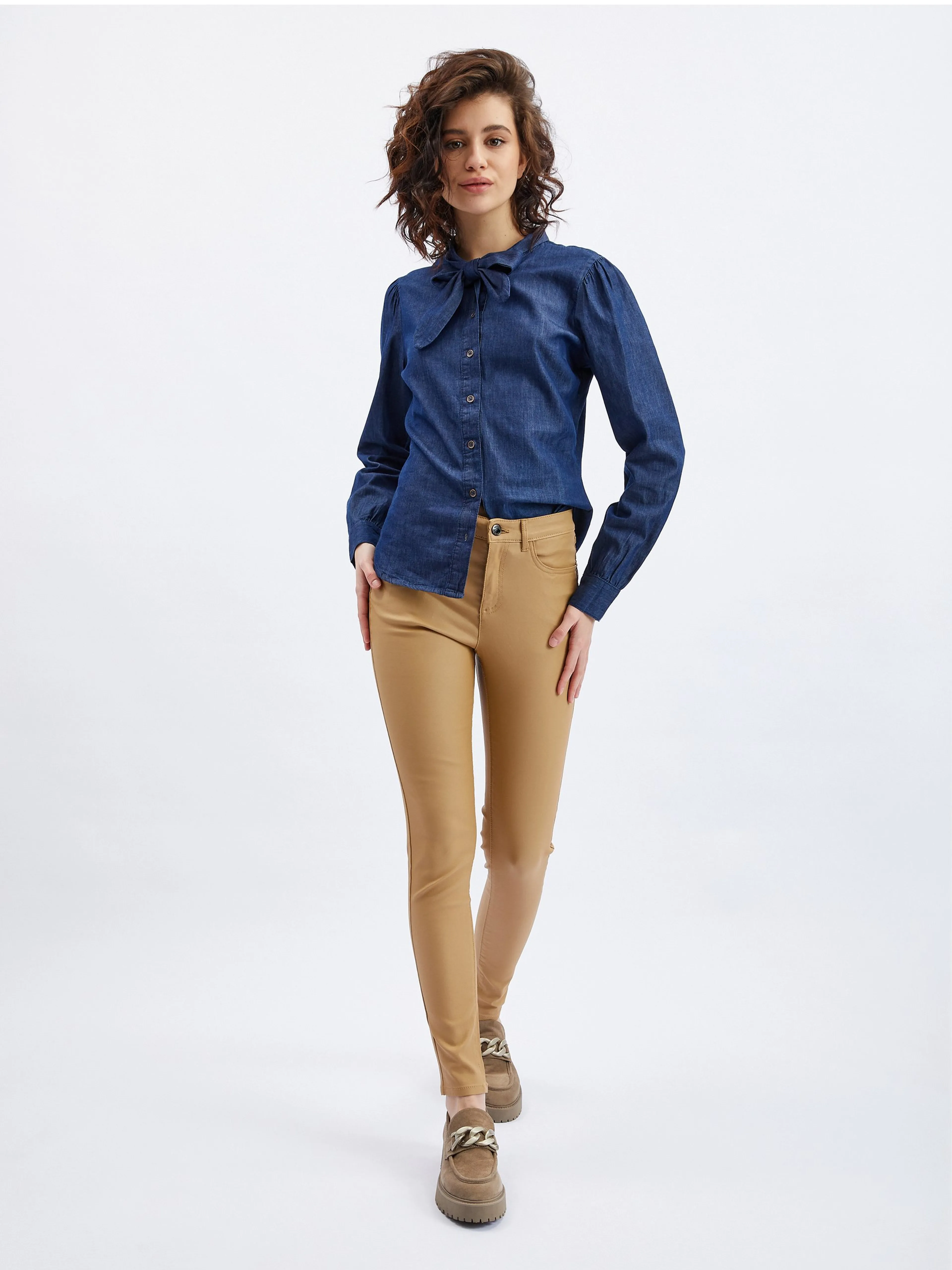 Braune Skinny-Fit-Hose für Damen ORSAY