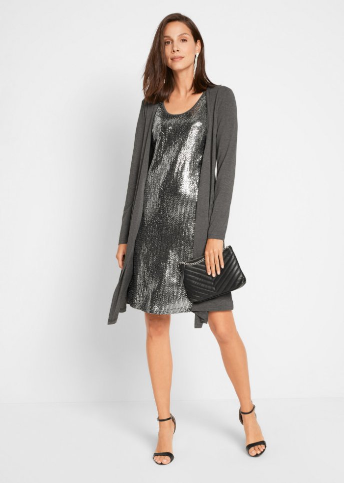 Shirtkleid in Doppeloptik aus nachhaltiger Viskose