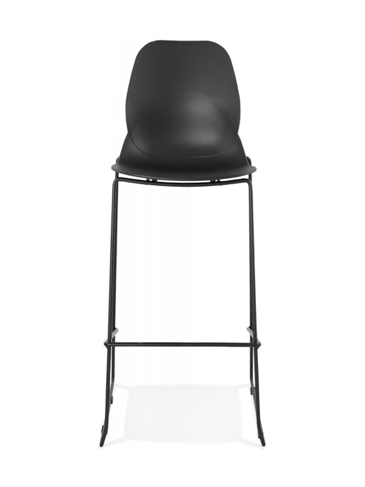 KADIMA DESIGN Barhocker Metall Kunststoff | Schwarz | Sitzhöhe 75 cm in Schwarz günstig kaufen onesize