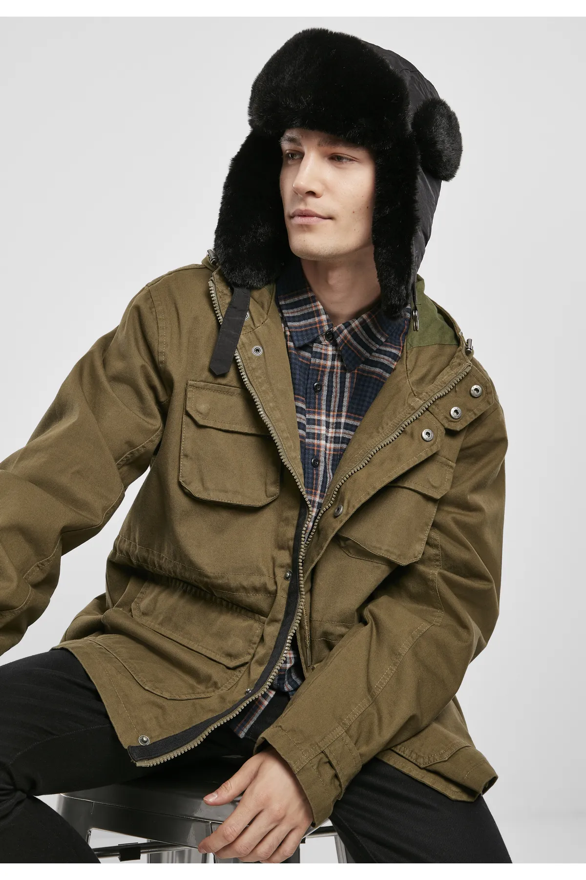 Urban Classics  Unisex-Trappermütze aus Nylon