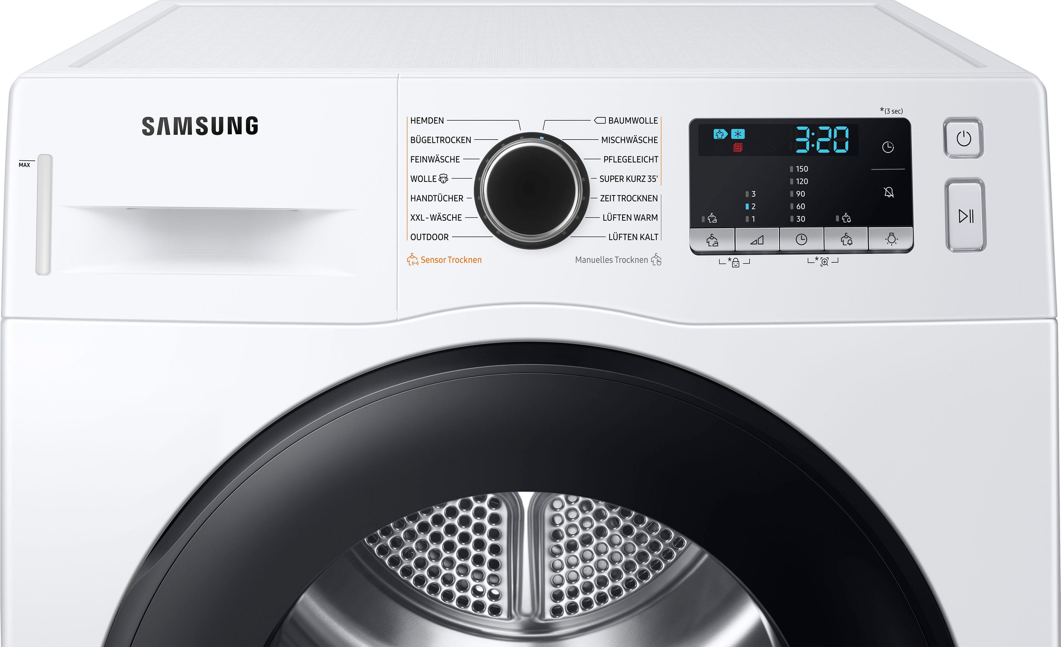 Samsung Wärmepumpentrockner DV81TA220AE/EG, 8 kg, Knitterschutz, 4 Jahre Garantie inklusive