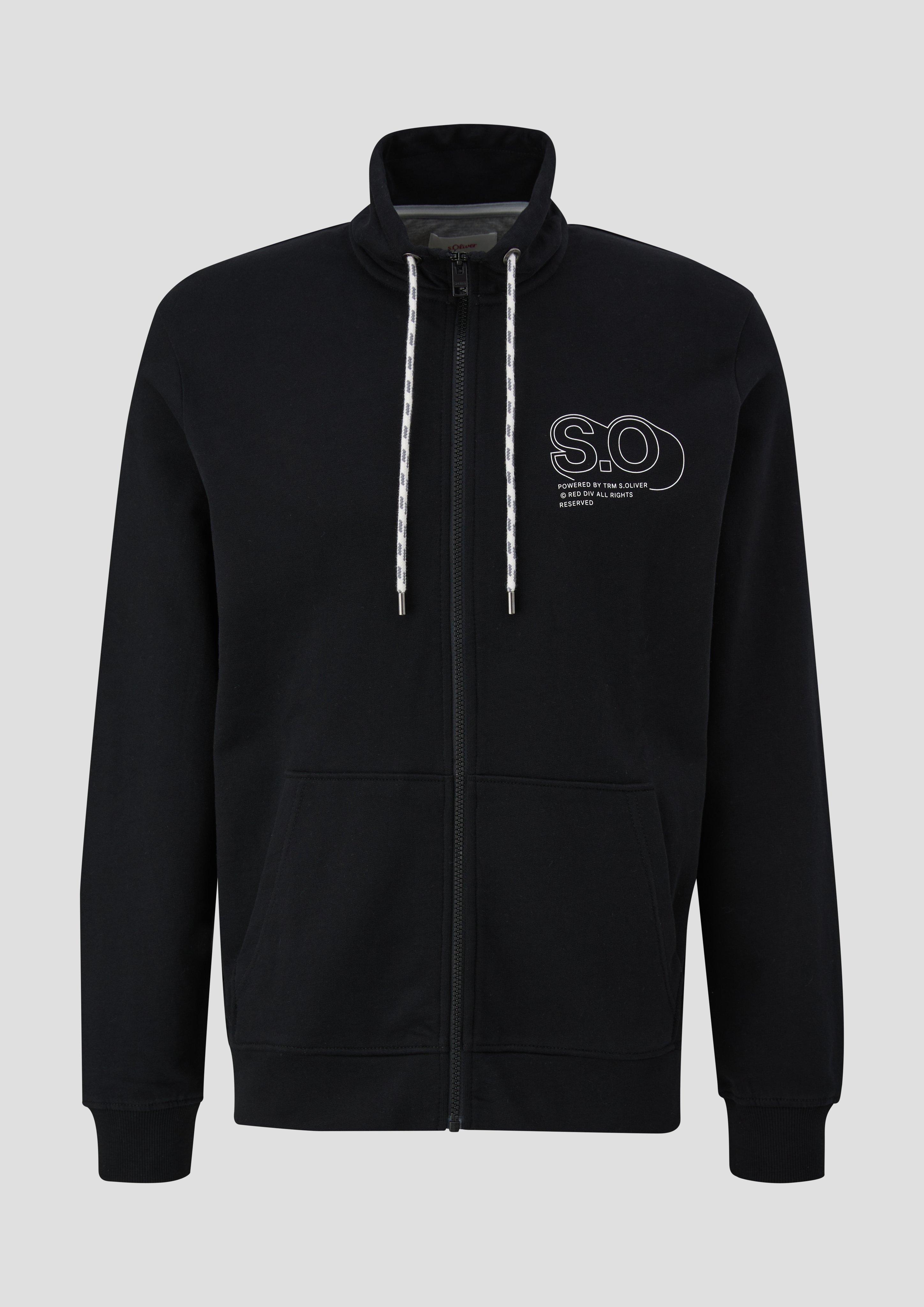 Sweatjacke mit hohem Stehkragen  2146005-99D1
