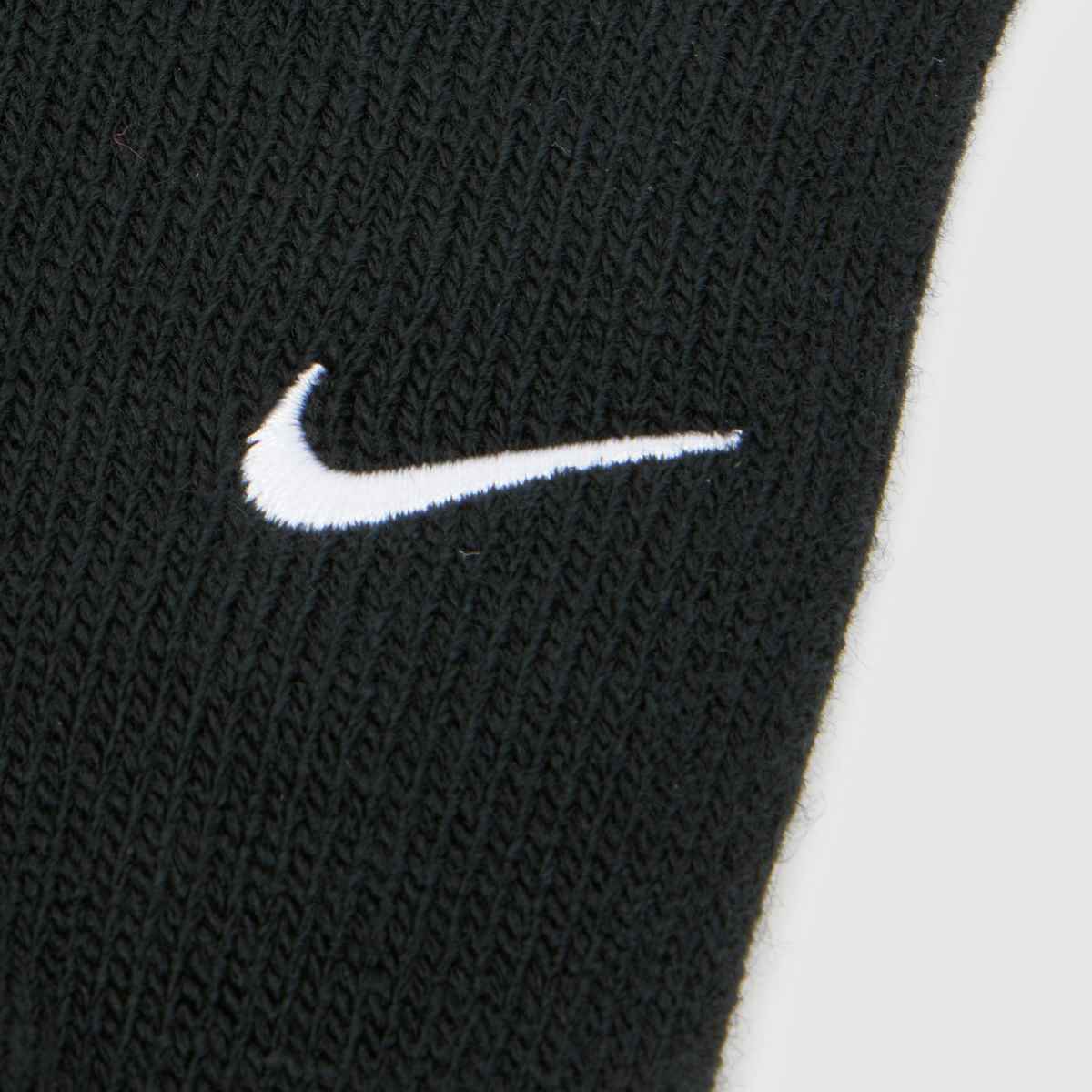 Nike svarta och vita stickade swoosh 2.0-handskar