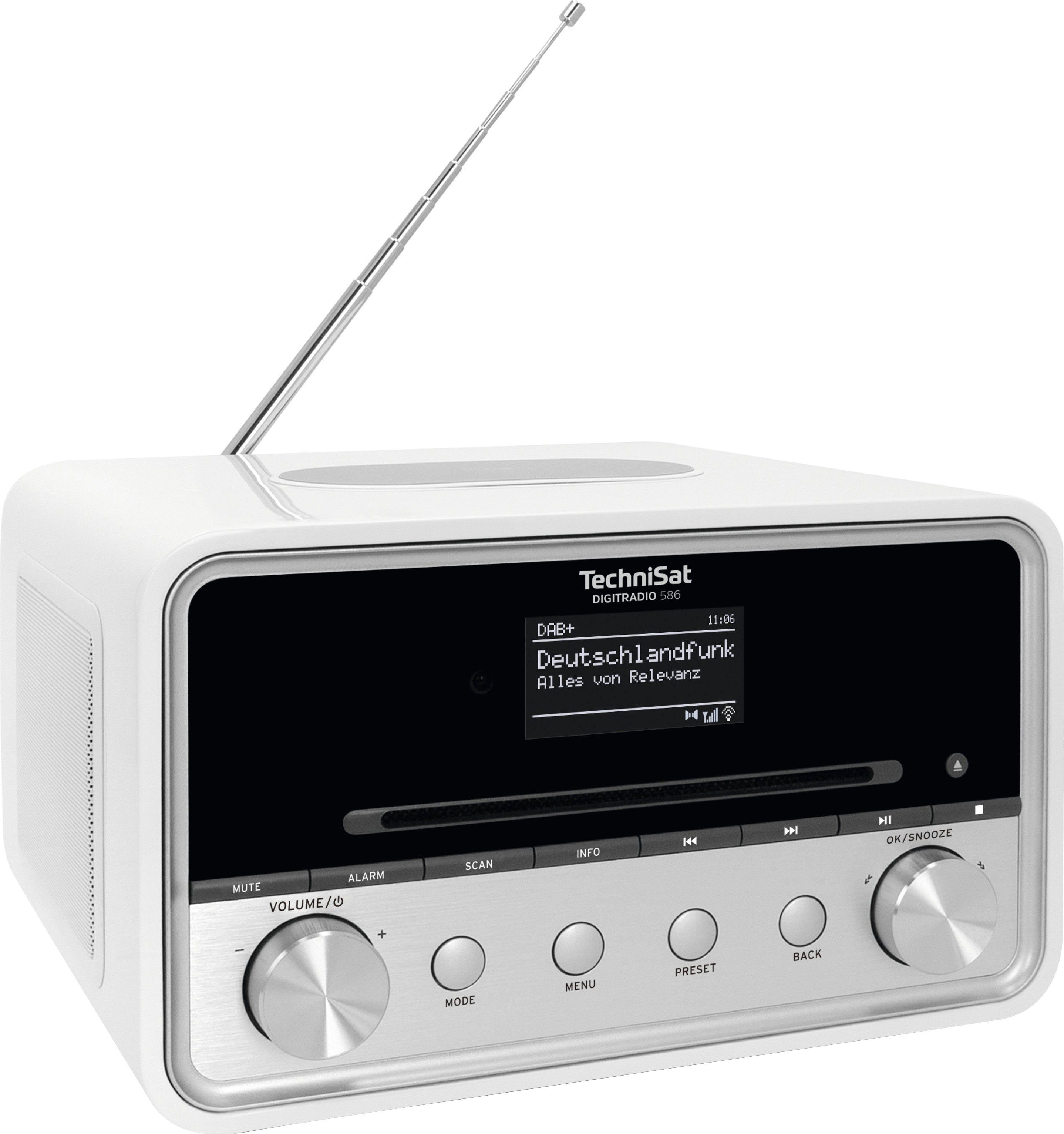 TechniSat DIGITRADIO 586 Radio (Digitalradio (DAB), Internetradio, UKW mit RDS, 20 W)