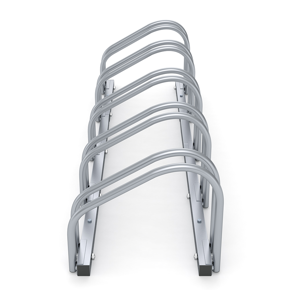 Monzana Fahrradständer für 5 Fahrräder 130 x 32 x 27 cm