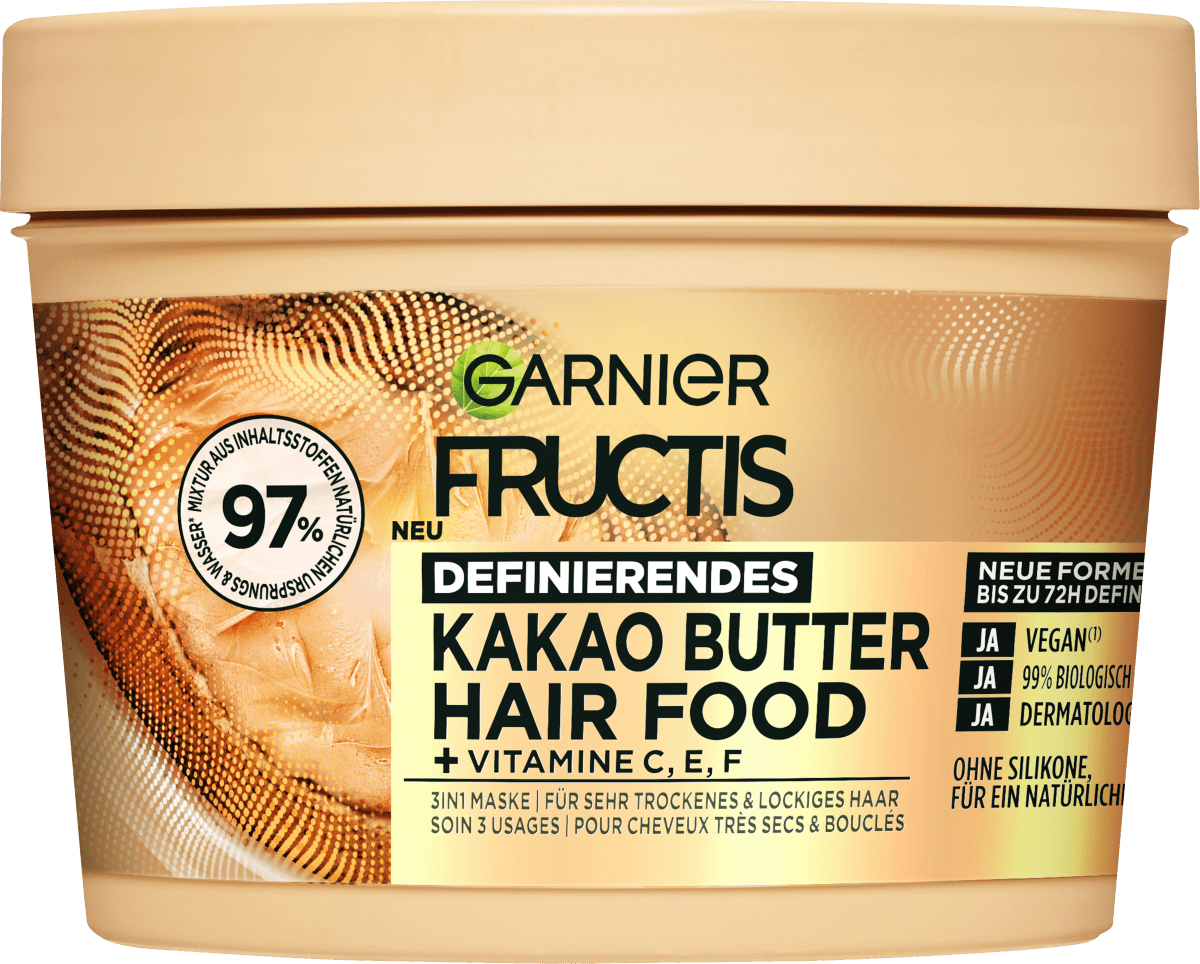 Haarkur Kakao Butter Hair Food 3in1 Maske, 400 ml
