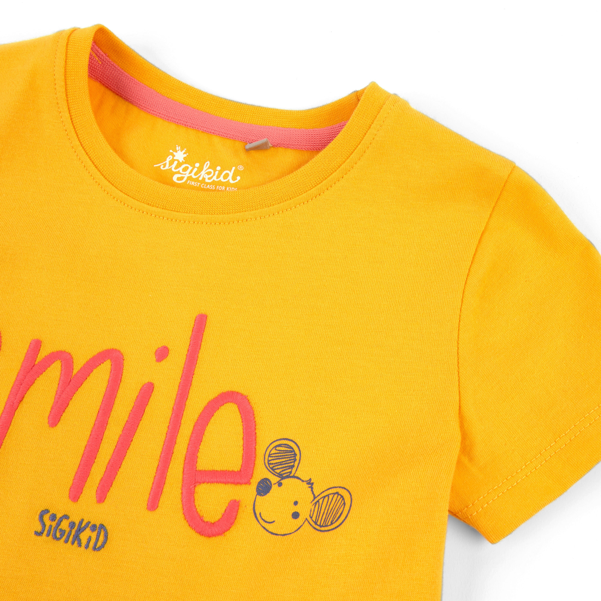 Kinder Kleid Maus, orange