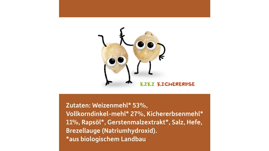 Freche Freunde Brezel Kichererbse 75 g