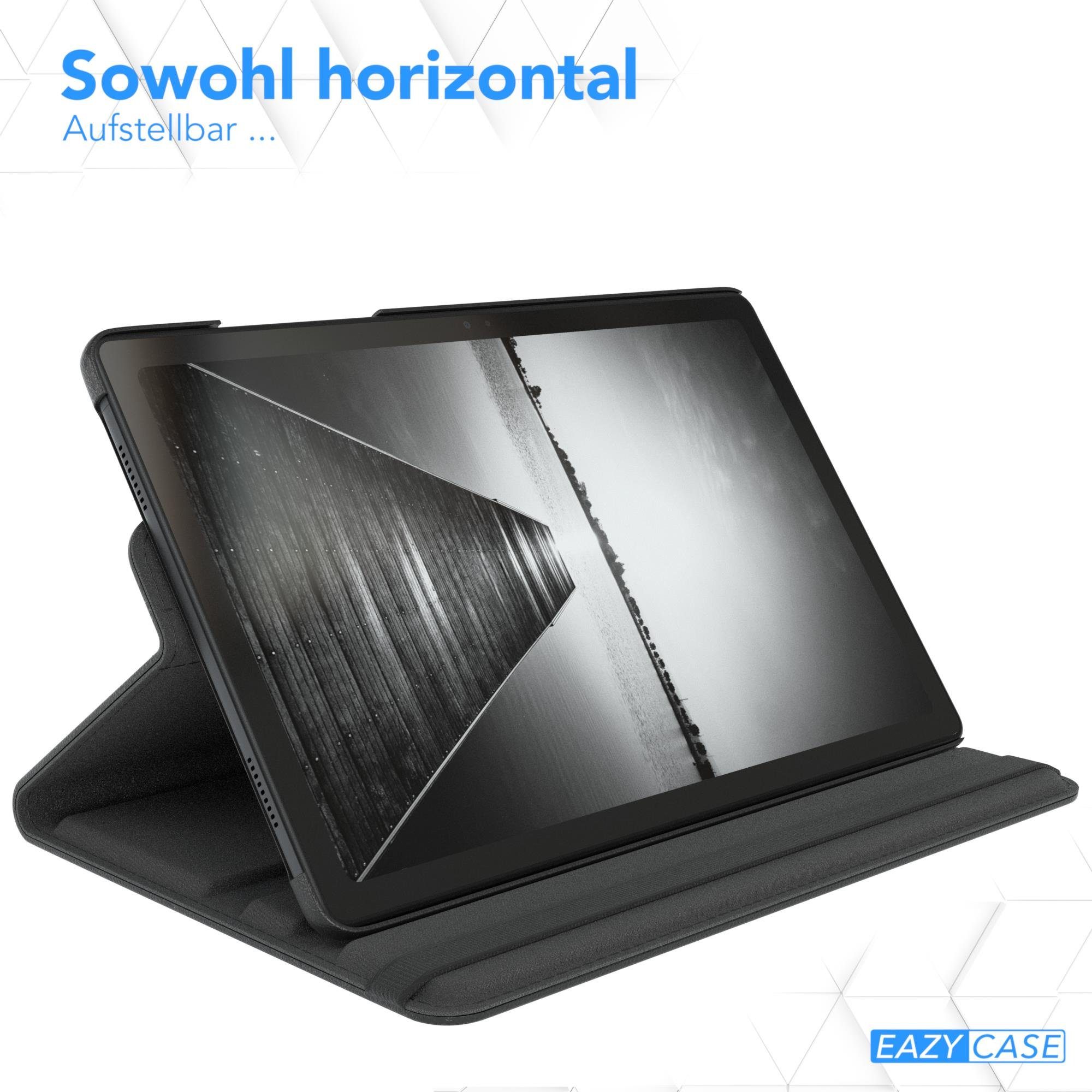 EAZY CASE Tablet-Hülle Rotation Case für Samsung Galaxy Tab A7 10,4 Zoll, Hülle 360° drehbar mit Standfunktion Etui Anti-Kratz Tasche Schwarz