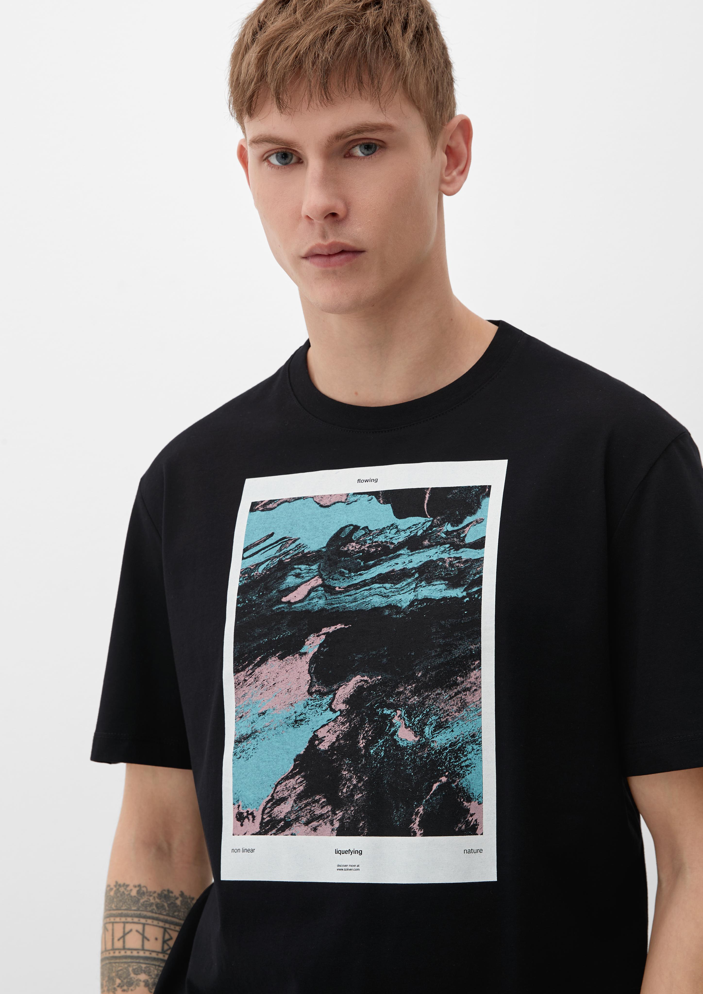 T-Shirt mit Frontprint  2129862-99D1