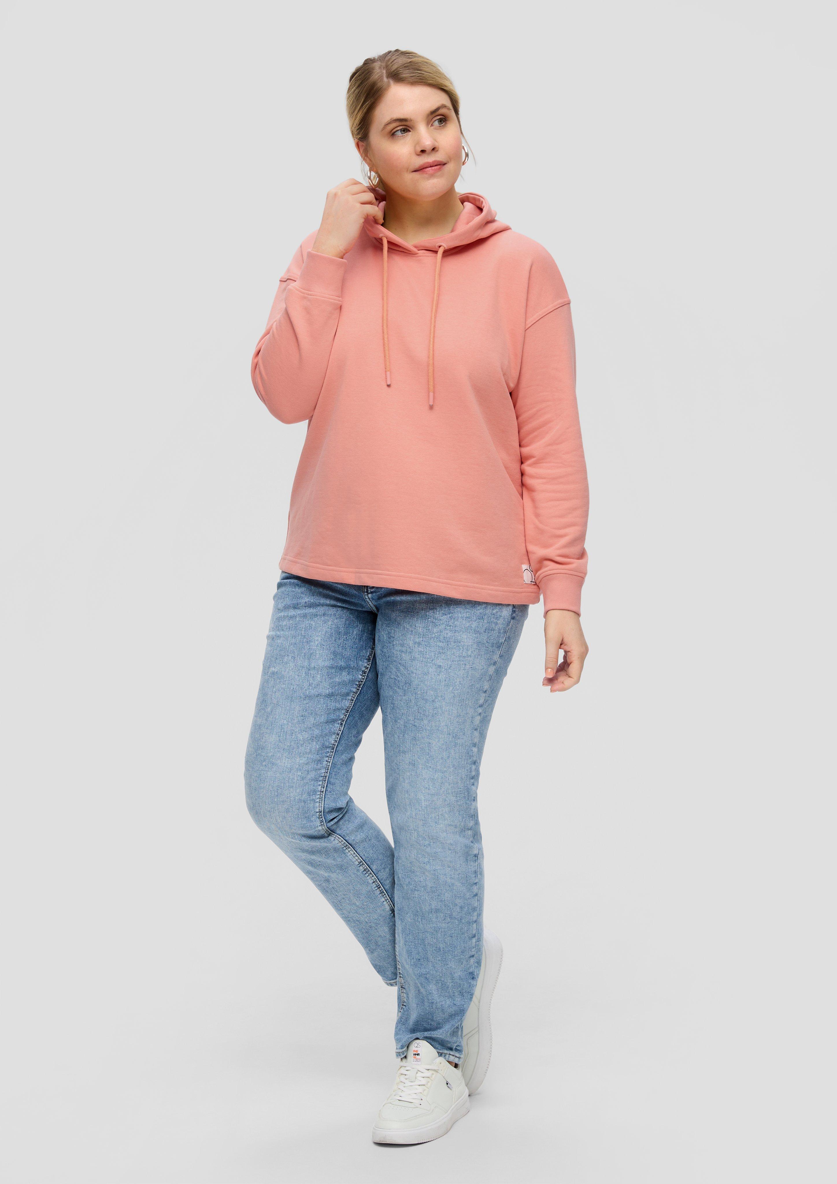Kapuzensweatshirt mit überschnittener Schulter  EME-2149146-2108