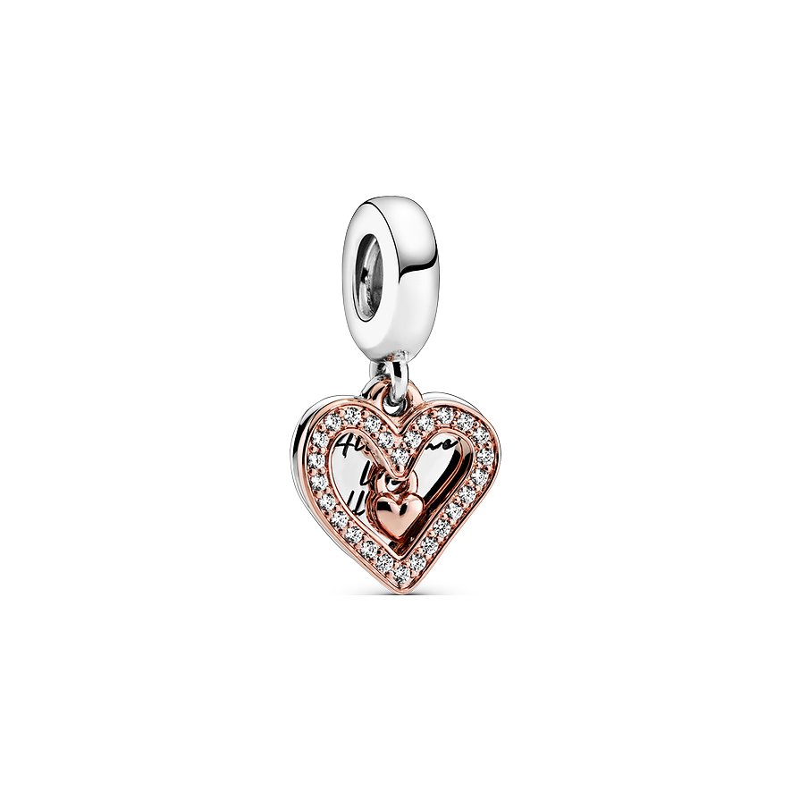 Pandora Charm Moments Funkelndes Freihand-Herz