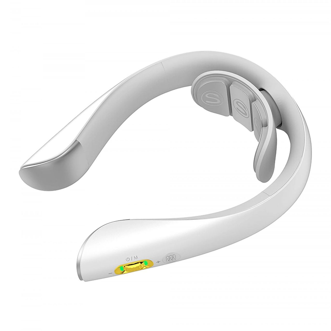 SKG K6E Nackenmassagegerät, Elektrostimulator mit Kompresse USB-A Kabel Blau