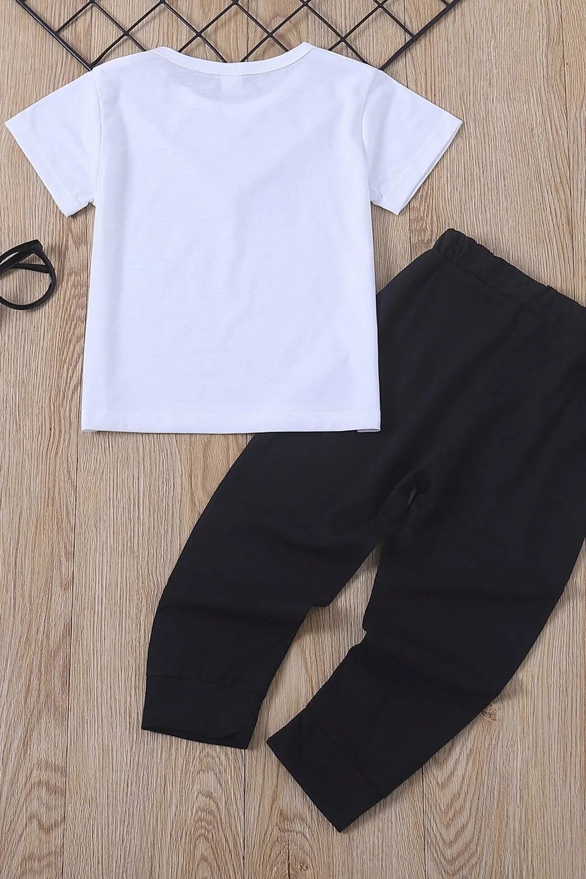 uyguntarz  Kids Boston Bottom – Top-Trainingsanzug-Set