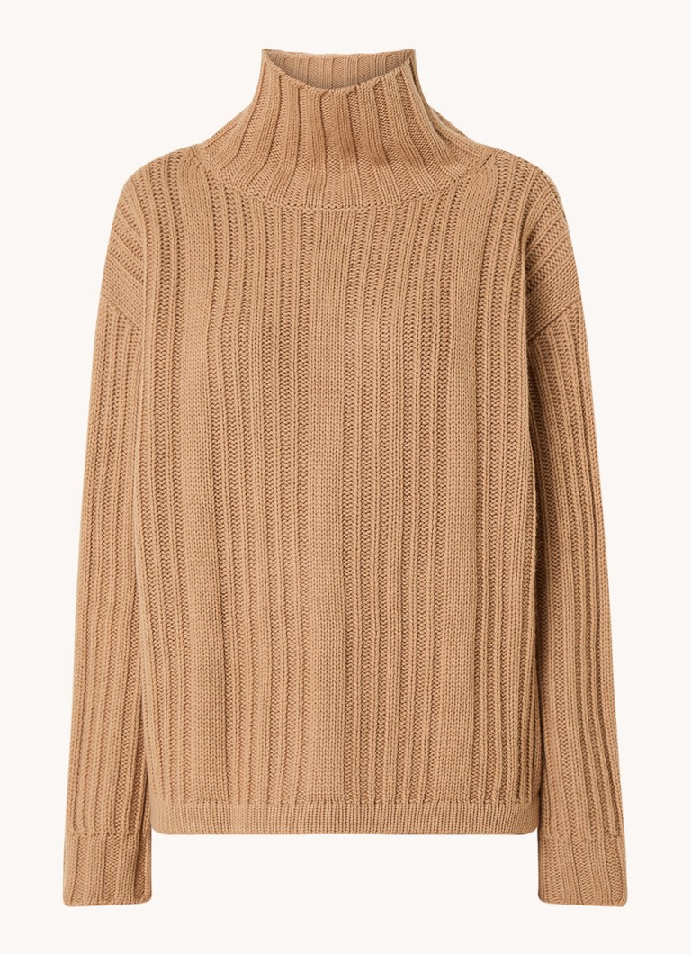 Πουλόβερ MaxMara Vitalba από μείγμα κασμίρ με όρθιο γιακά