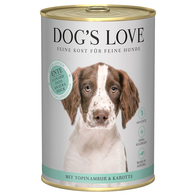 Sparpaket Dog´s Love Hypoallergen 24 x 400 g