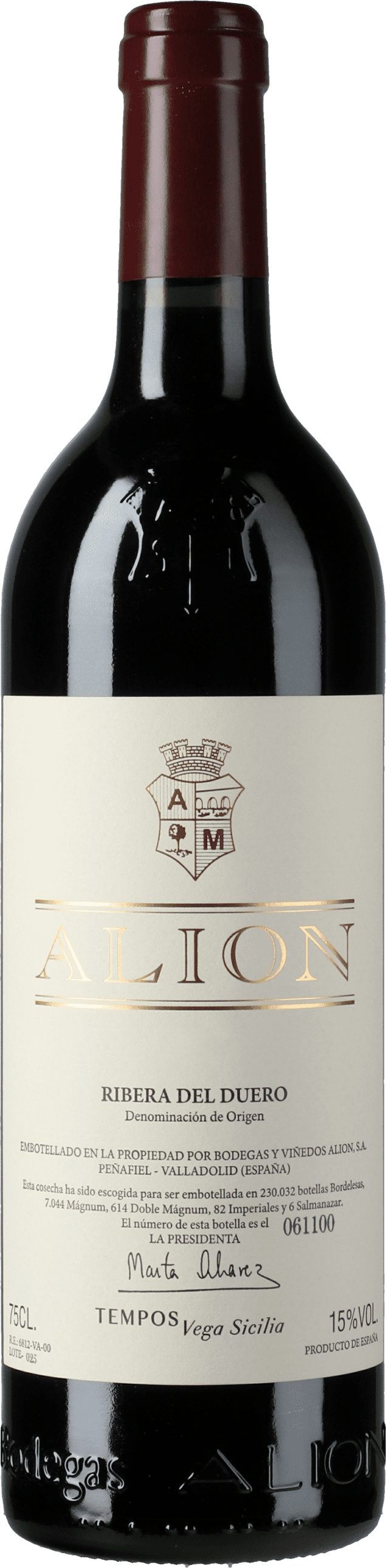 Vega Sicilia: Alion Tempranillo 2019