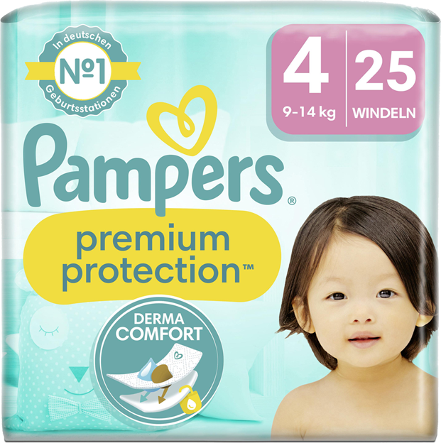 Pampers Premium Protection Gr. 4, 9kg-14kg