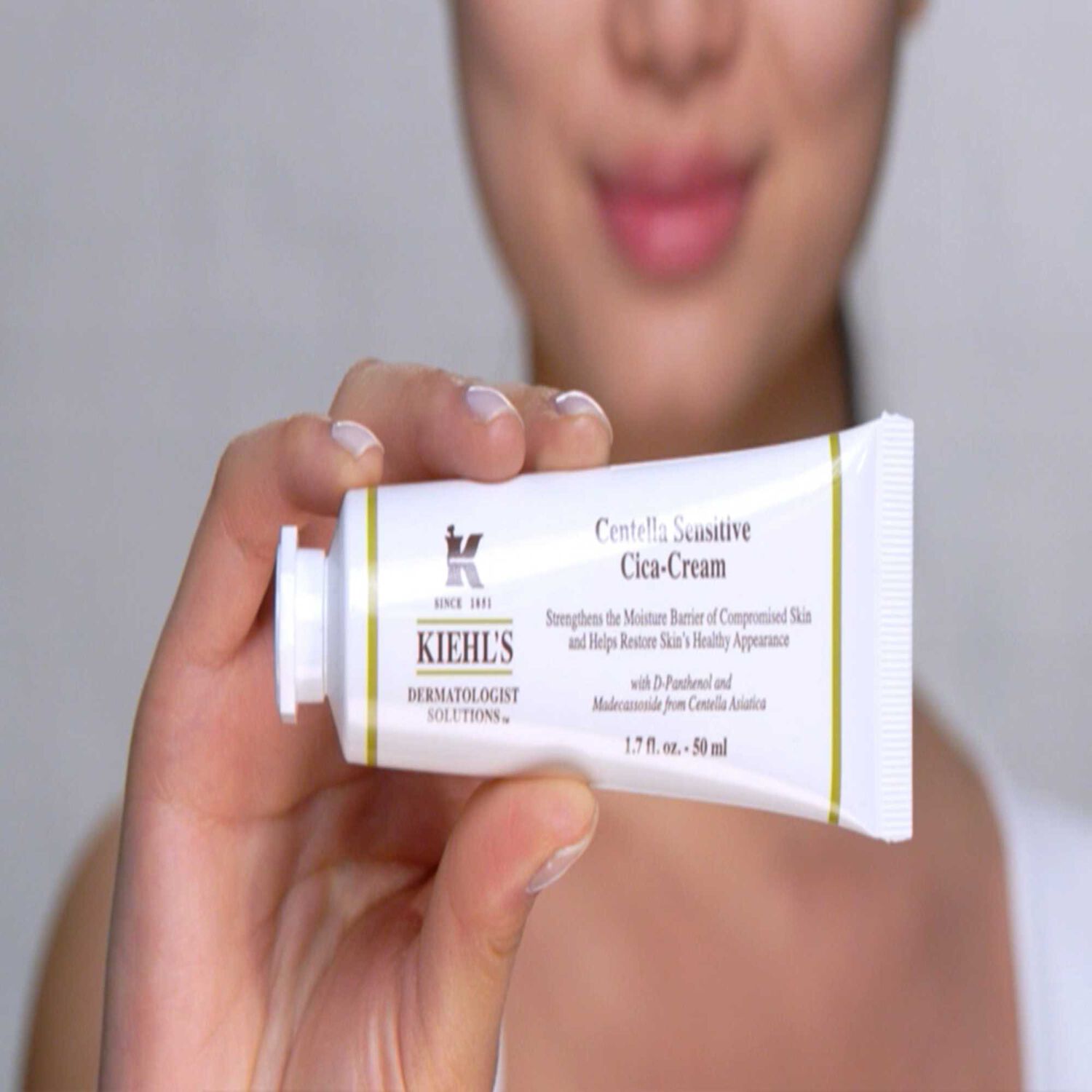 kiehl's Centella Sensitive Cica-Cream Cica-crème hydratante, protectrice et réparatrice - peaux sensibles 50 ml