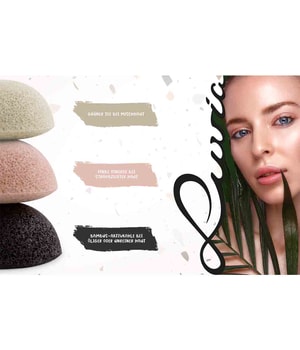 Luvia Konjac Schwamm Set Vol. 1 Gesichtsschwamm-3 Stk