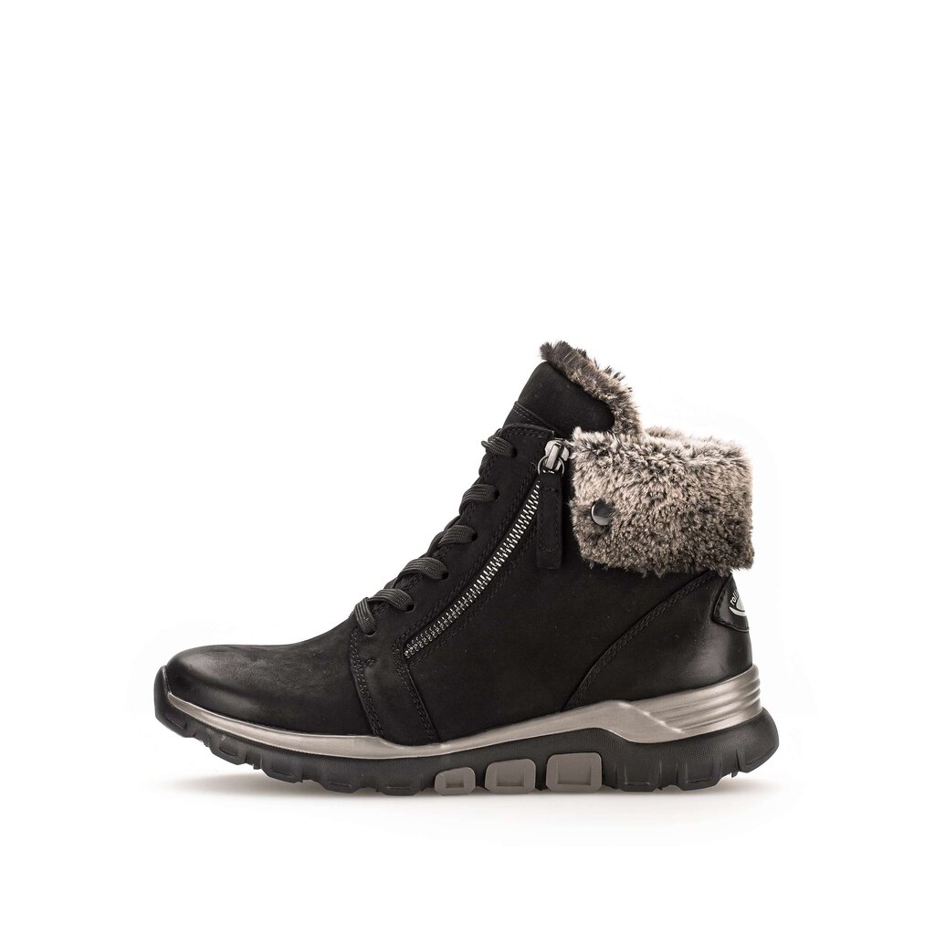 rollingsoft Schnürstiefelette schwarz