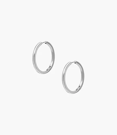 Fossil Creolen-Ohrringe Ellis Essentials Edelstahl