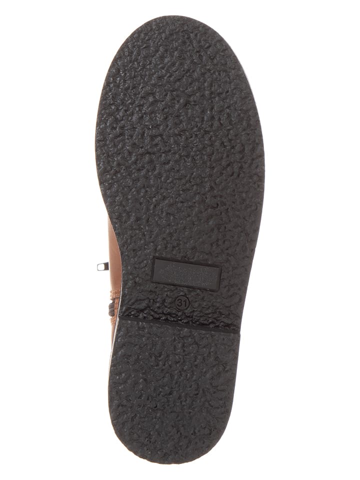 lamino Leder-Stiefel in Hellbraun günstig kaufen