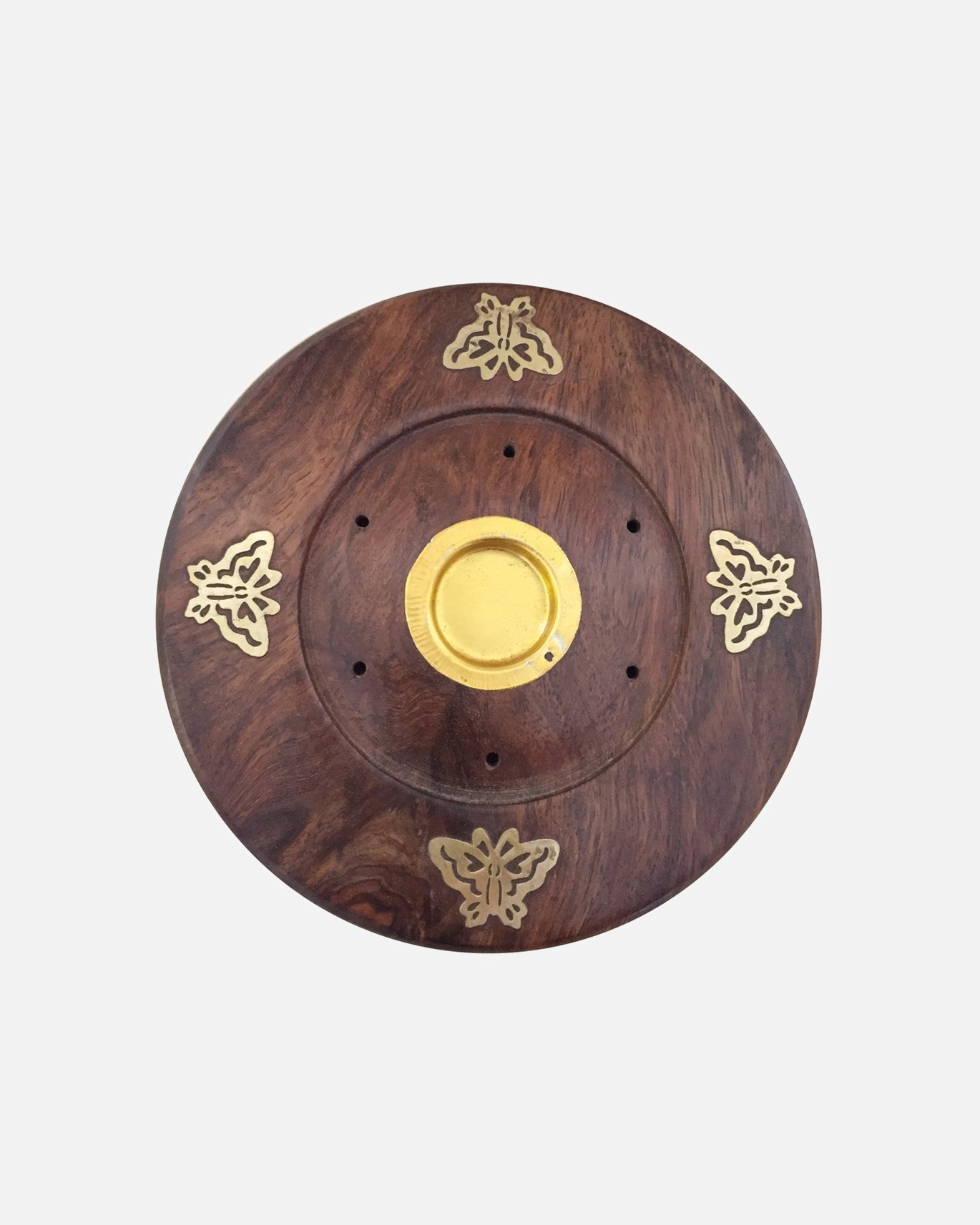 Porta incenso in legno Galeo a forma di farfalla