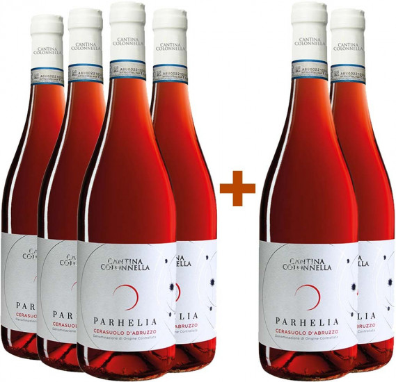 4+2 Paket - Parhelia Cerasuolo d'Abruzzo DOC trocken - Cantina Colonnella