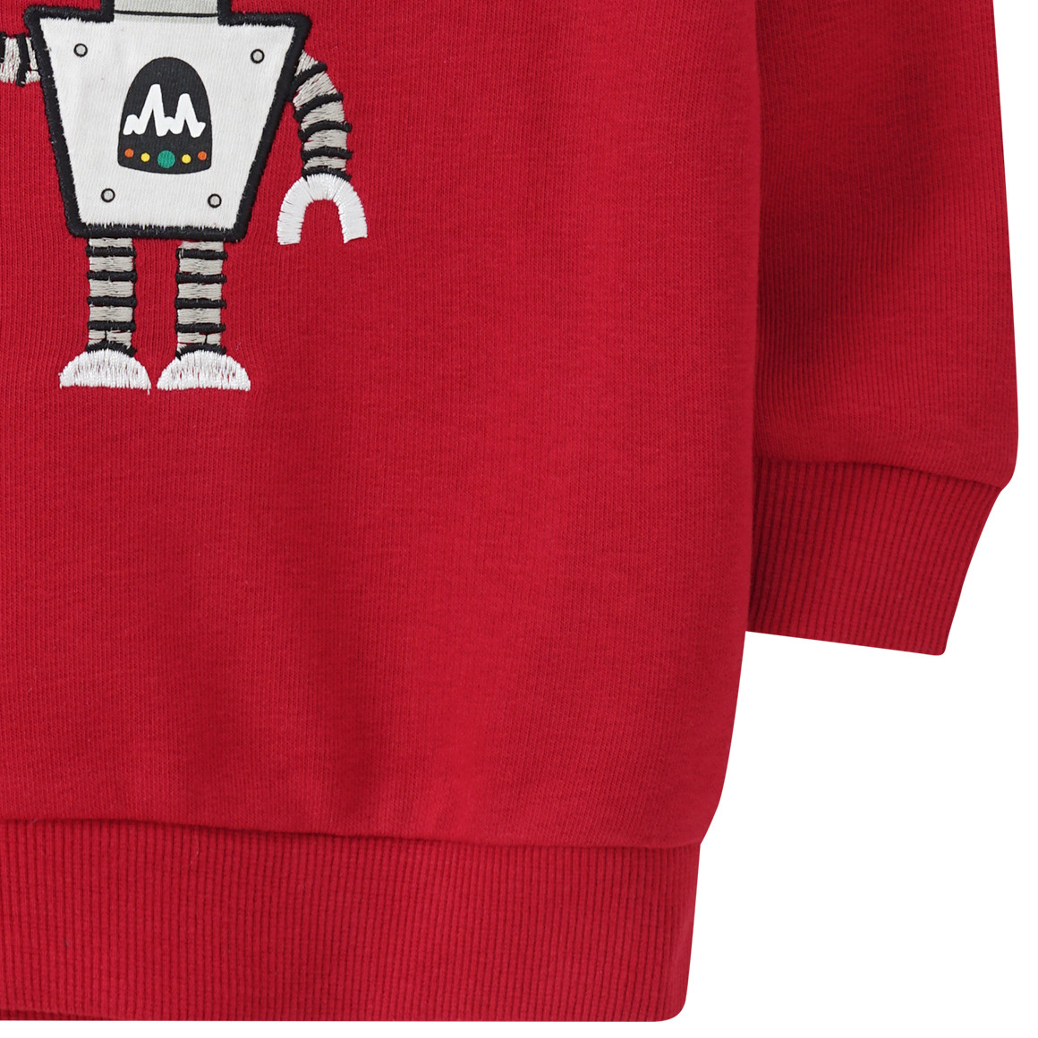 Baby Sweatshirt mit Roboter-Applikation