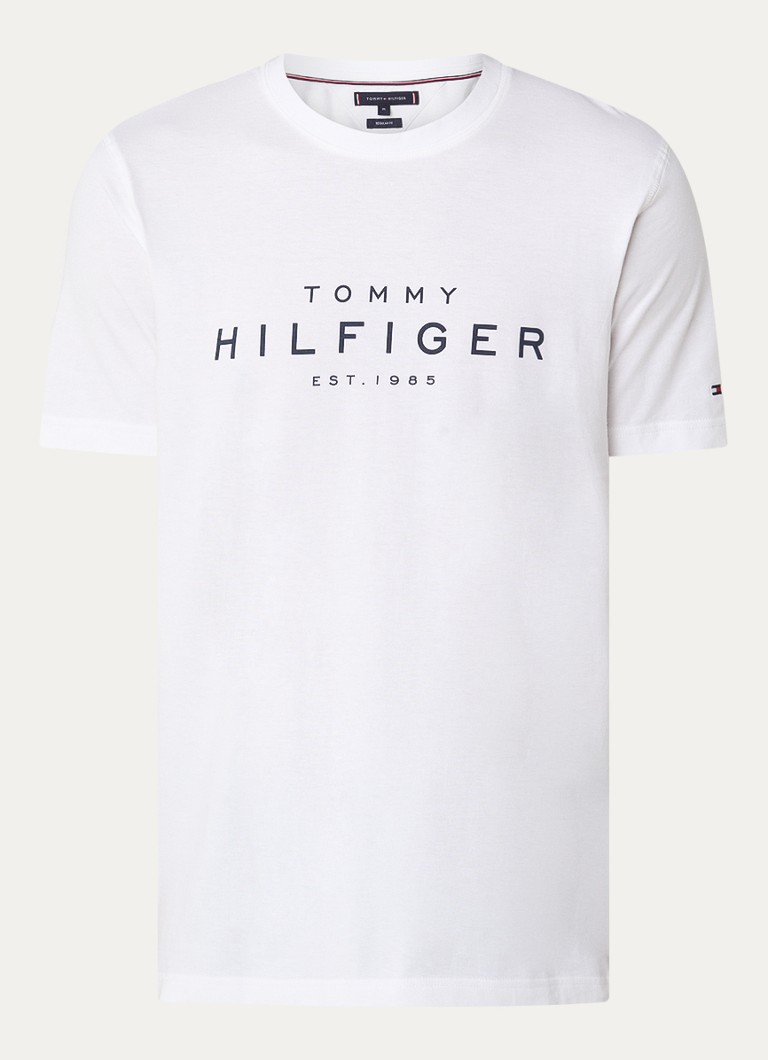 Koszulka Tommy'ego Hilfigera z nadrukowanym logo