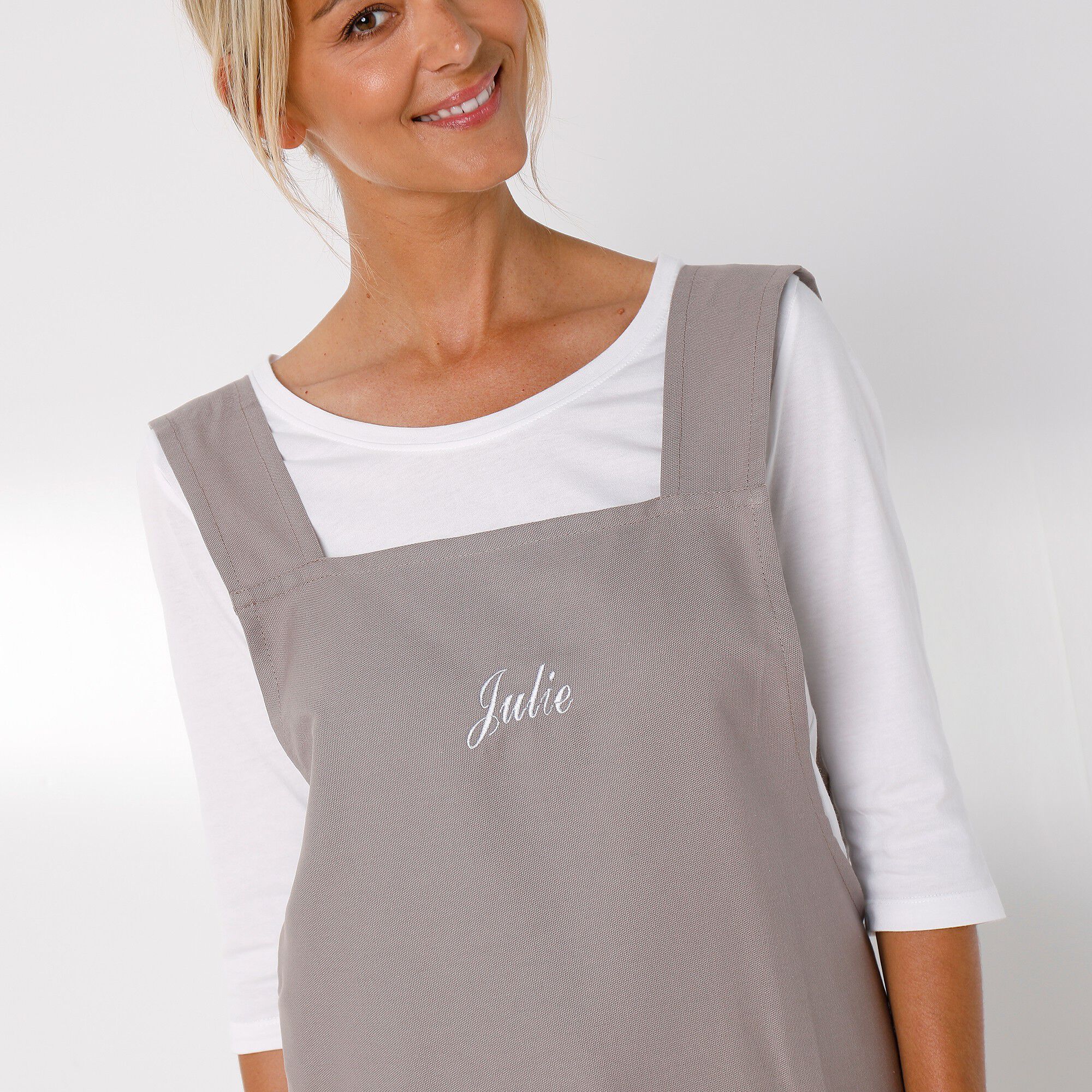 Tablier de cuisine japonais coton uni personnalisable