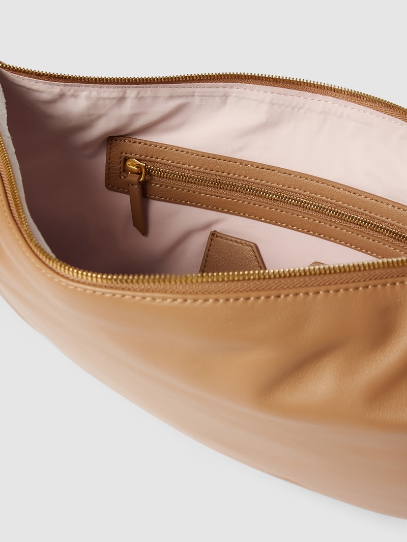 Hobo Bag aus Leder Modell 'JULIETTE' in camel