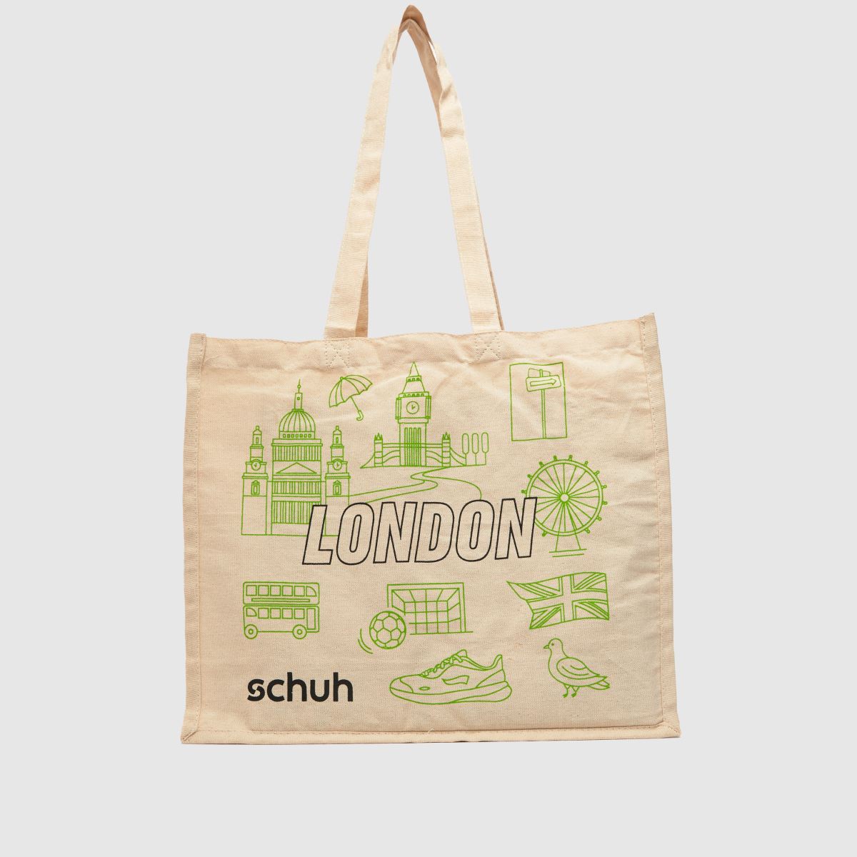 Schuh natúr új londoni vászontáska