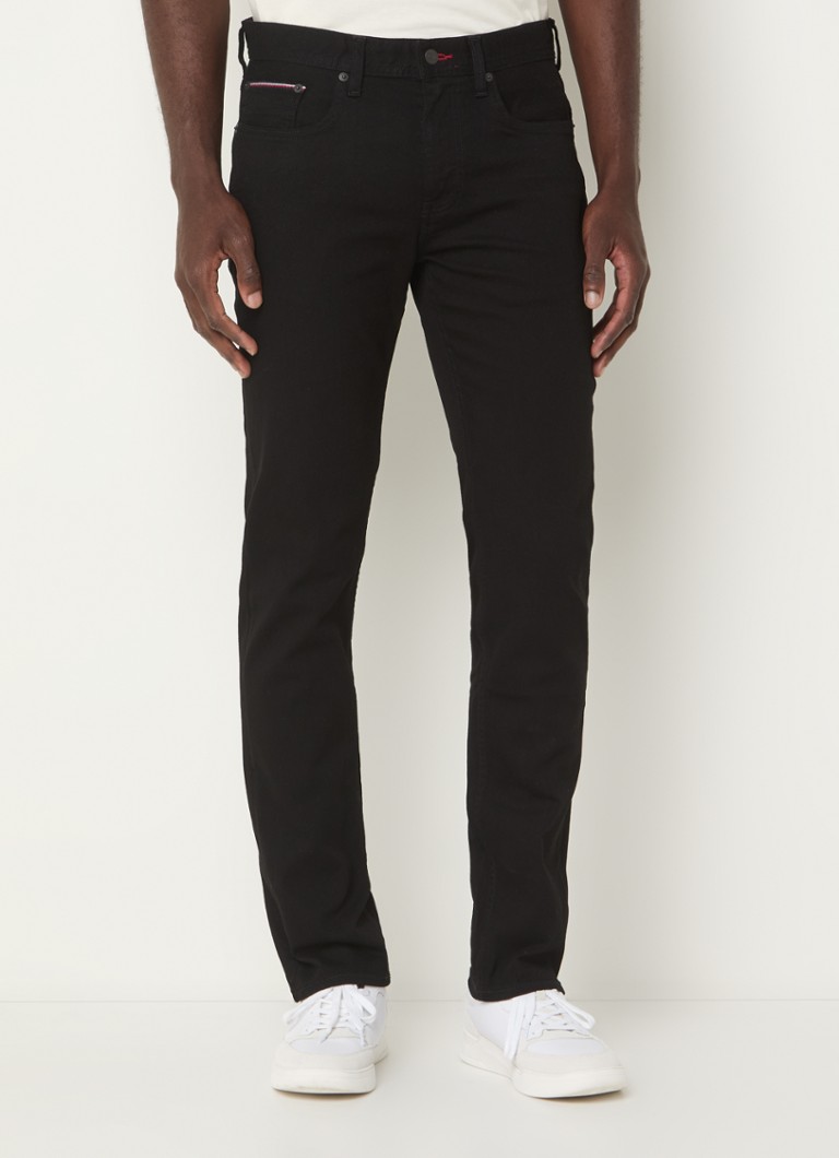 Calça jeans Tommy Hilfiger Core slim fit com lavagem colorida e bolsos laterais.