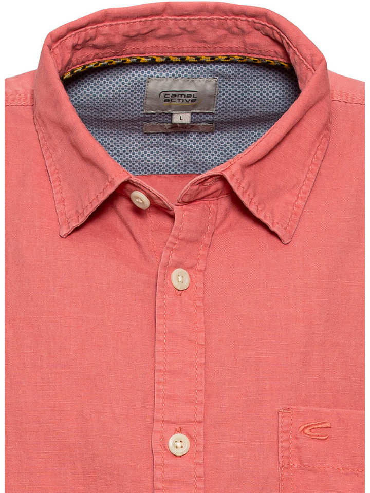 Camel Active Hemd - Regular fit -  in Pink günstig kaufen