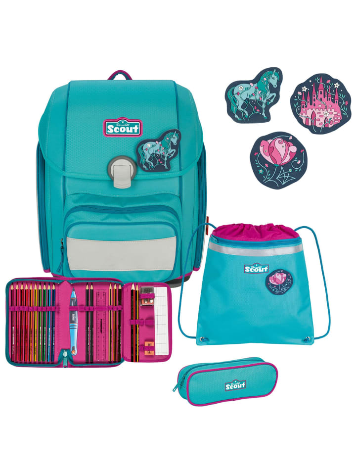 Scout Genius Schulranzen-Set 4tlg. in dreamworld günstig kaufen onesize