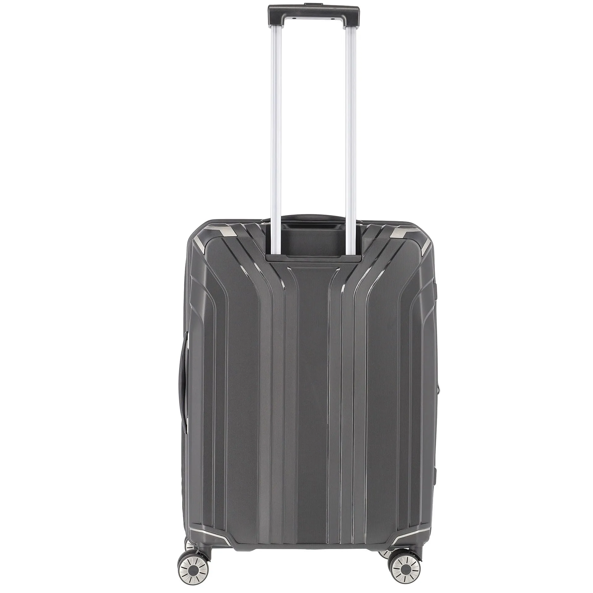 Travelite ELVAA Trolley M mit 4 Rollen (erweiterbar) - Schwarz