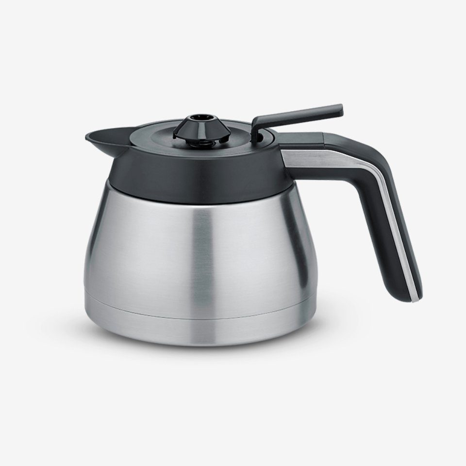 Severin Filterkaffeemaschine KA 4851 FILKA, Goldton-Filter, Edelstahl-Thermoskanne, Warmhaltefunktion, LED-Touch-Display