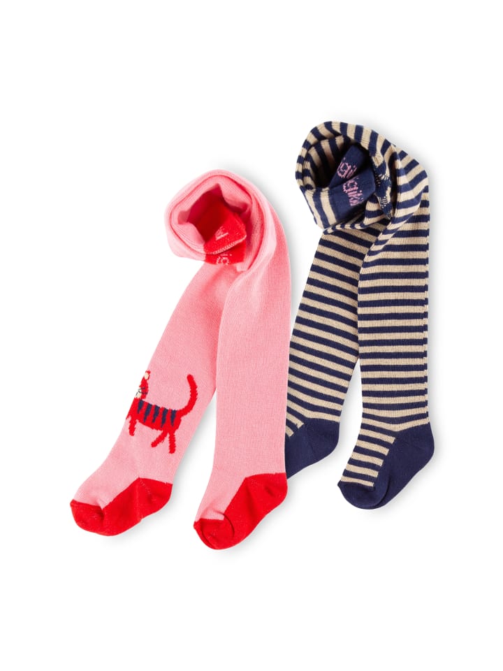 Sigikid Strumpfhosen 2er wild cat in pink günstig kaufen
