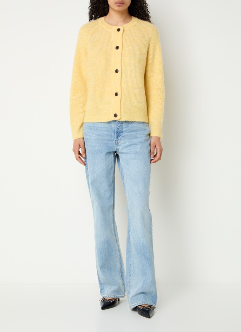 Cardigan gros din amestec de lână alpaca, ales de Femme Lulu.