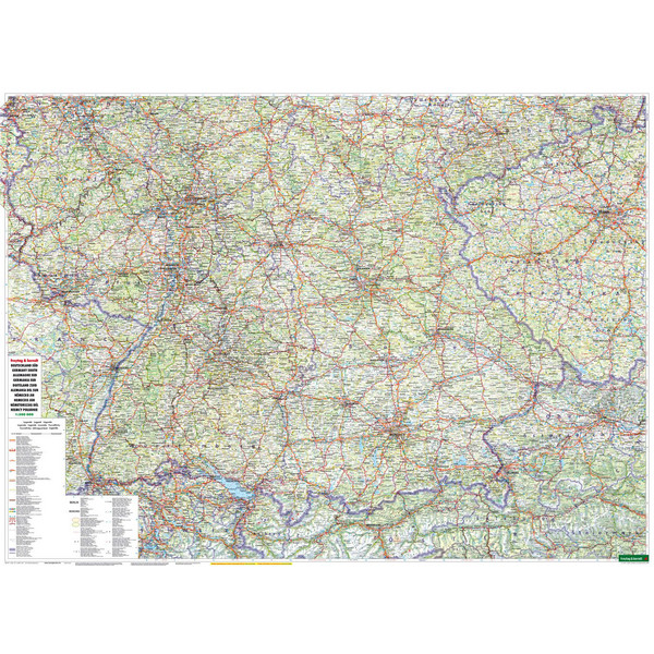 Deutschland, Autokarte 1:500.000 - Straßenkarte