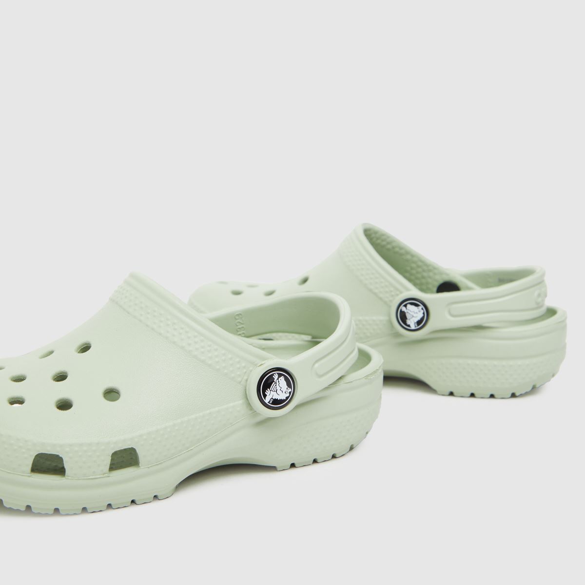 Crocs világoszöld klasszikus klumpa Junior szandál